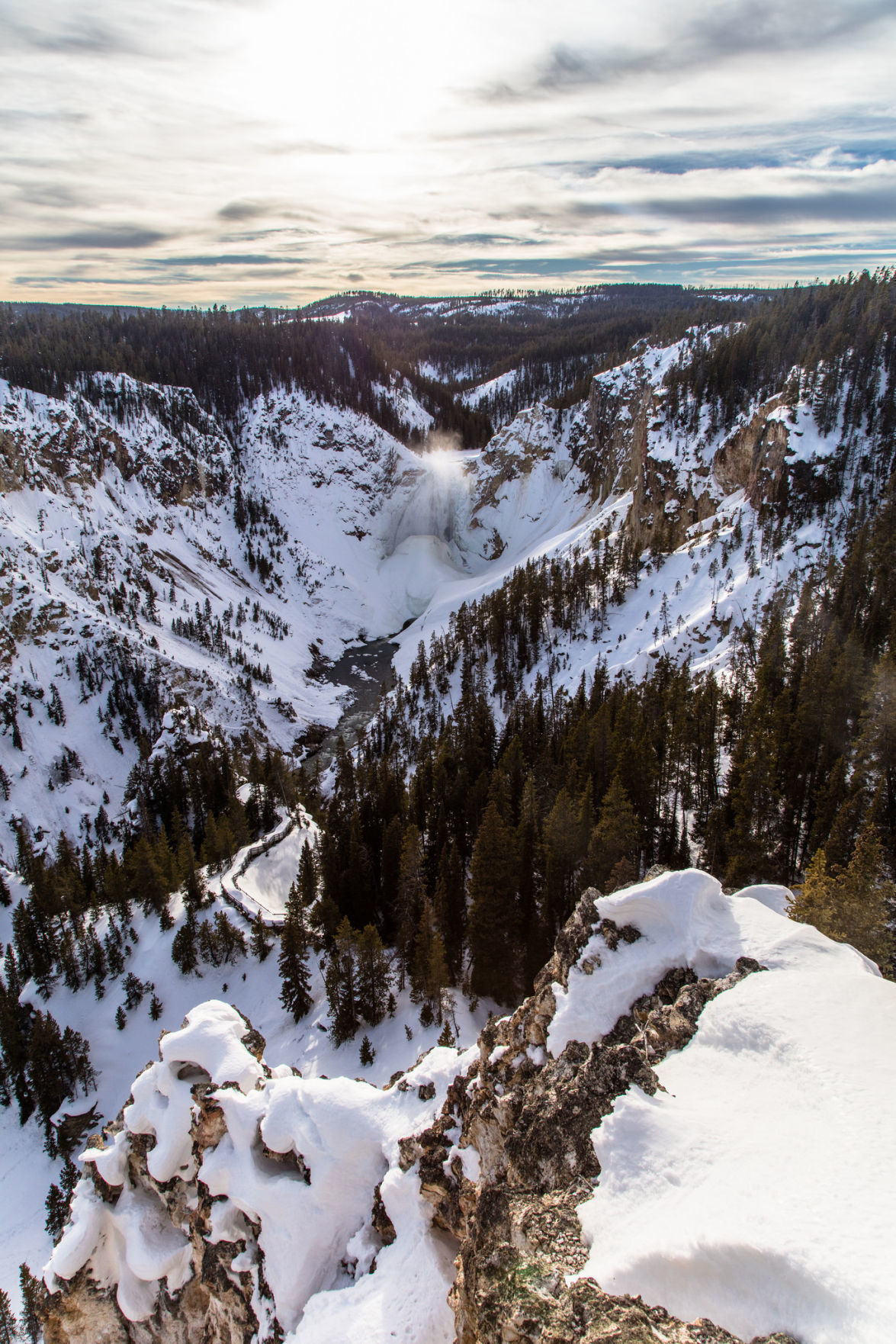 Grand Canyon of the Yellowstone from Lookout Point